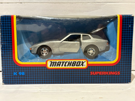 Matchbox Superkings - Porsche 944 - Silver - K98